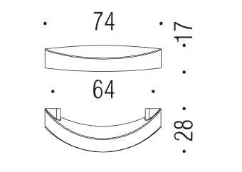 FORMAE F107 - Cromall® Bridge furniture handle by Colombo Design - view 3